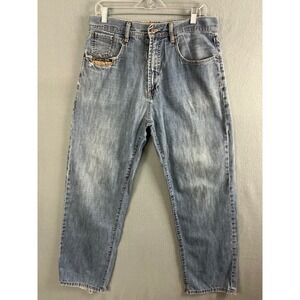 Pepe Jeans Men's‎ 35 London M11 Jeans Denim Relaxed Fit Distressed